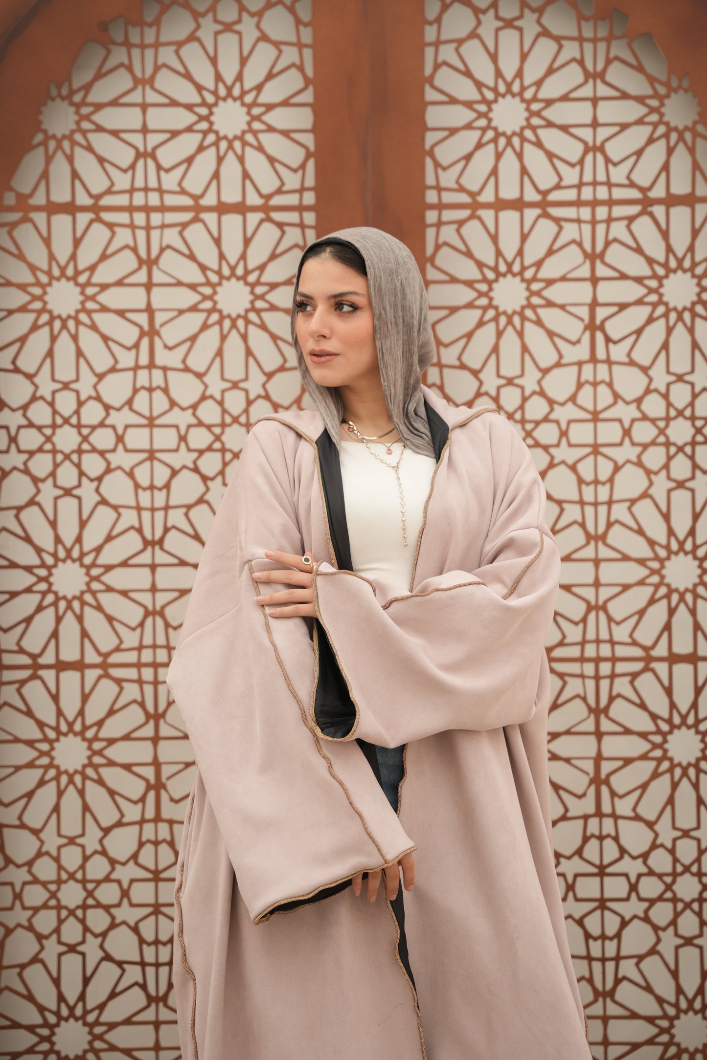 Suede Kaftan – Cashmere