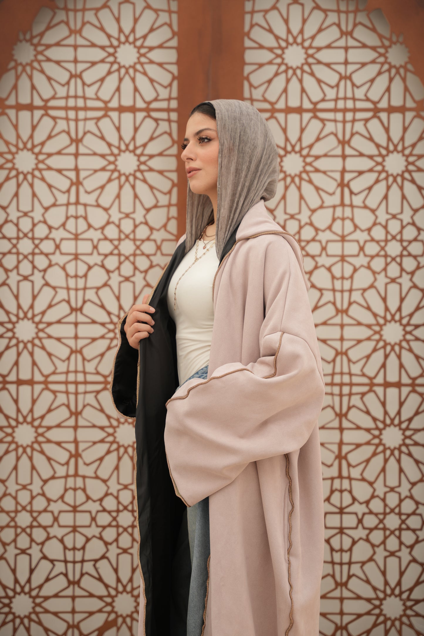 Suede Kaftan – Cashmere