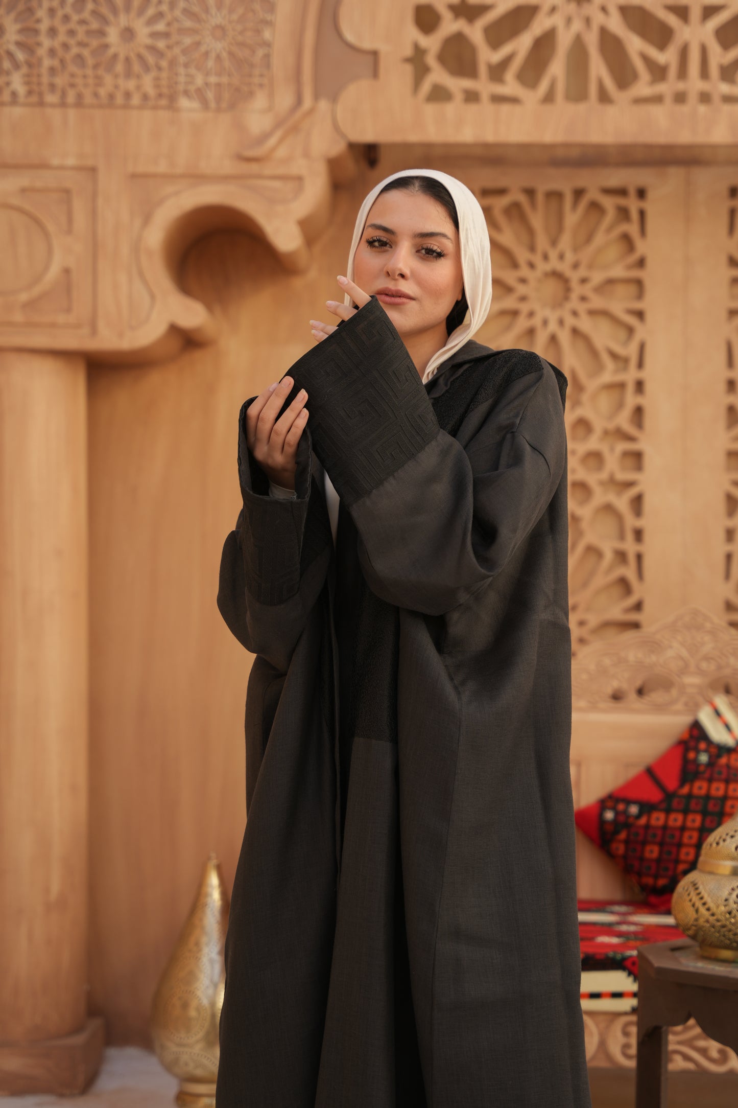 Linen Kaftan – Black