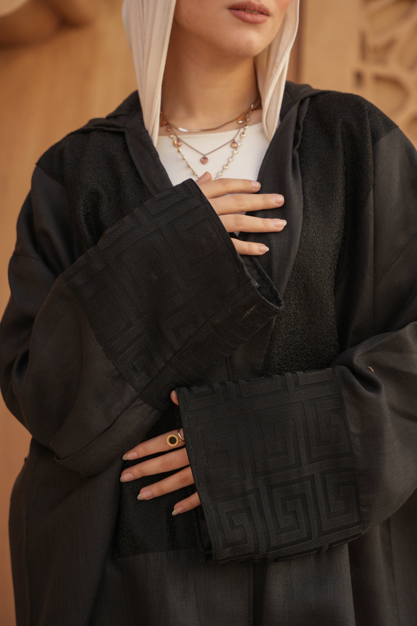 Linen Kaftan – Black