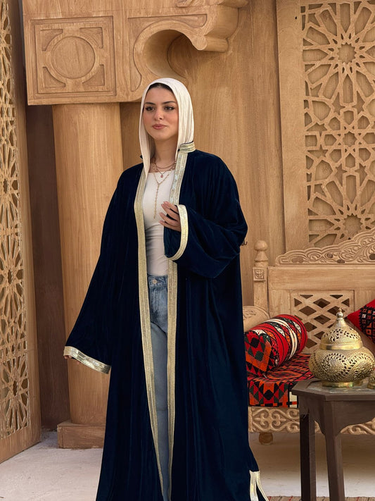 Velvet Kaftan – Petrol